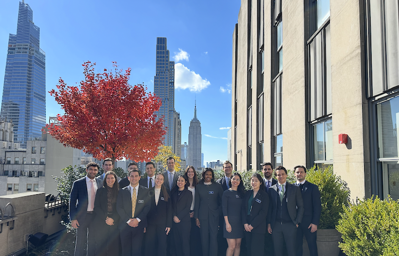 Georgetown Real Estate Society (GRES) career trek to New York City for a two-day real assets trek, gaining firsthand exposure to a wide range of firms shaping the global real estate and infrastructure landscape.